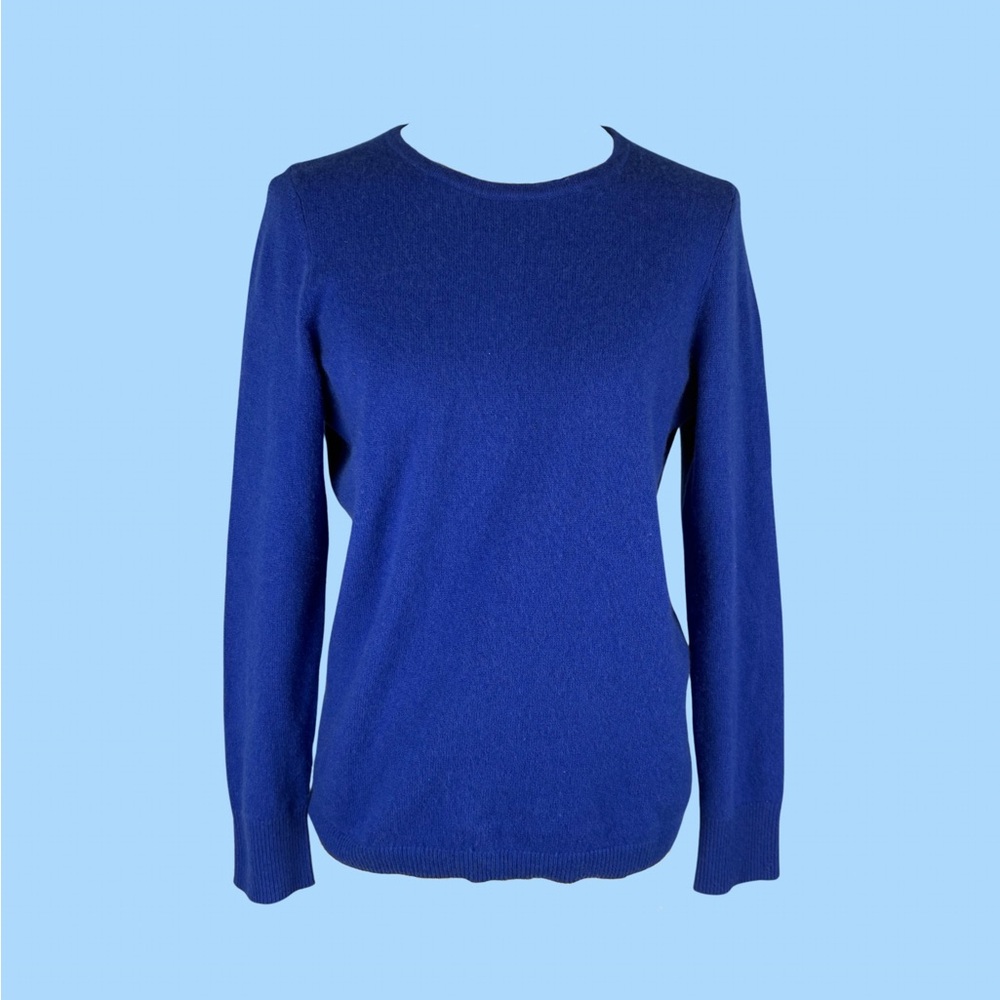 The Cobalt Cashmere Crewneck